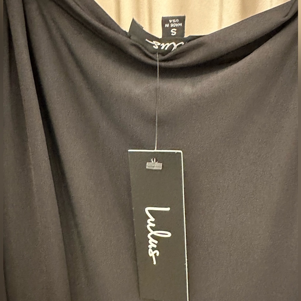 Lulus Tricks of the Trade Convertible black Maxi Dress Sz Small NEW - Picture 14 of 15